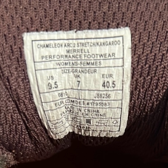 Merrell women’s brown chameleon arc 2 performance shoes size 9.5 - Picture 10 of 10